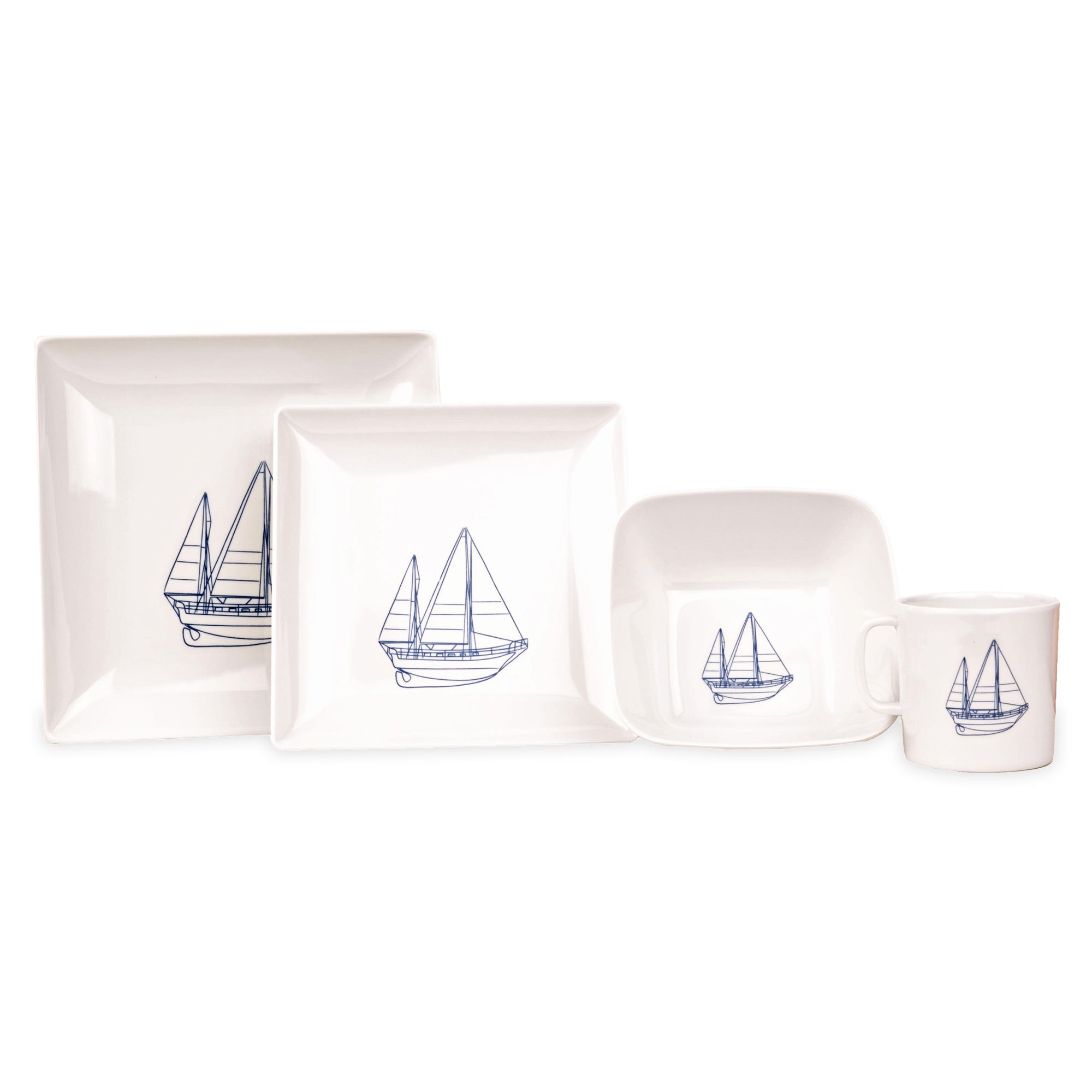 16 Piece Melamine Galleyware Set